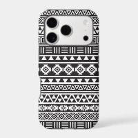 Aztec Style Pattern – Monochrome
