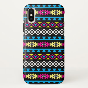 Aztec Stylised Big Pattern II CMYBW Case-Mate iPhone Case