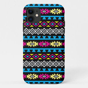 Aztec Stylised Big Pattern II CMYBW Case-Mate iPhone Case