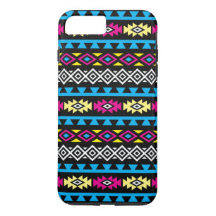 Aztec Stylised Big Pattern II CMYBW Case-Mate iPhone Case