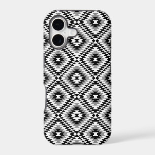 Aztec Stylised BW+Grey Symbol Pattern