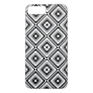Aztec Stylised BW+Grey Symbol Pattern Case-Mate iPhone Case