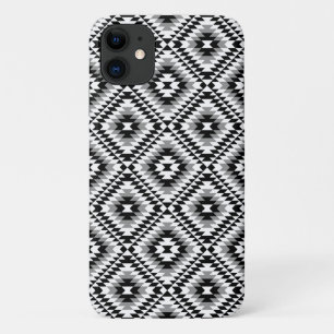Aztec Stylised BW+Grey Symbol Pattern Case-Mate iPhone Case