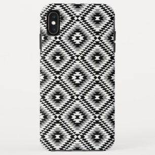 Aztec Stylised BW+Grey Symbol Pattern Case-Mate iPhone Case