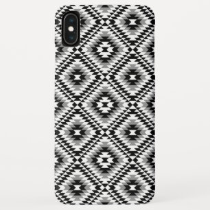 Aztec Stylised BW+Grey Symbol Pattern Case-Mate iPhone Case