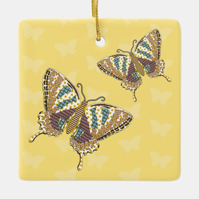 Aztec Swallowtail Ornament (Front)