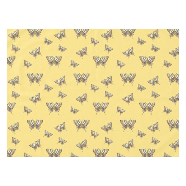 Aztec Swallowtail Tablecloth (Front (Horizontal))