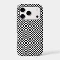 Aztec Symbol Block Rpt Pattern BWI Case-Mate iPhon