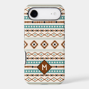 Aztec Teal Ter Blk Cr Mixed Pattern (Personalised)