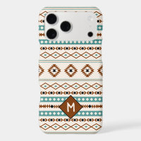 Aztec Teal Ter Blk Cr Mixed Pattern (Personalized)