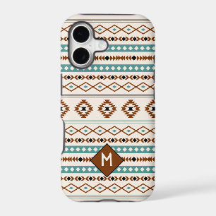 Aztec Teal Ter Blk Cr Mixed Pattern (Personalized)