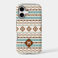 Aztec Teal Ter Blk Cr Mixed Pattern (Personalized)