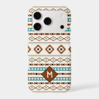Aztec Teal Ter Blk Cr Mixed Pattern (Personalized)