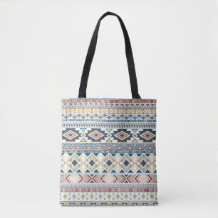 Aztec Tribal Motifs: Geometric Seamless Design Tote Bag