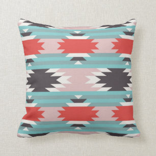 Aztec Tribal Pattern Native American Prints Cushion