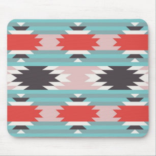 Aztec Tribal Pattern Native American Prints Mouse Pad