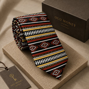 Aztec Tribal Pattern Tie