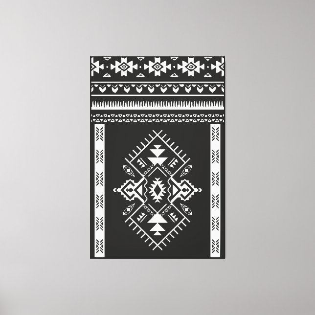 AZTEC TRIBAL - Wrapped Canvas (Front)