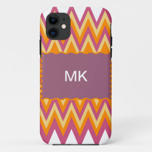 Aztec Tribal ZigZag iPhone 11 Case