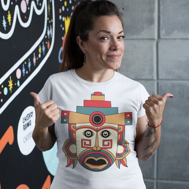 Aztec Tribe Mask T-Shirt (Creator Uploaded)