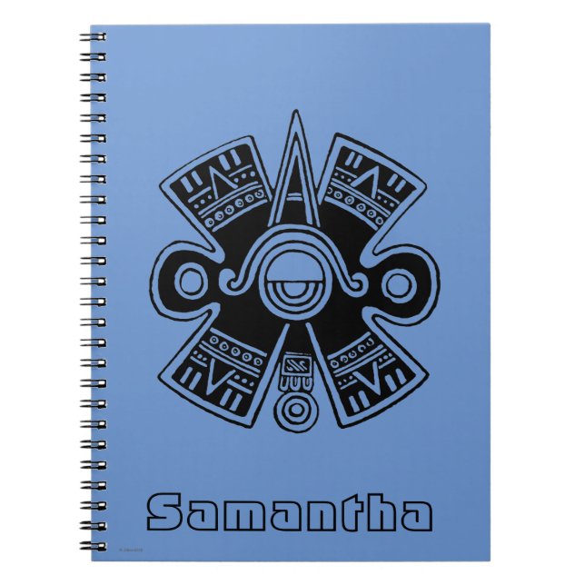 Aztec Universe Spiral Notebook (Front)