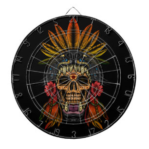 Aztec Warrior Dartboard