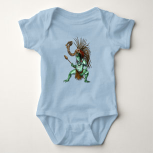 Aztec Warrior Deity Cueyatl Baby Bodysuit