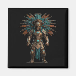 Aztec Warrior Mexican Boxing Pride Magnet