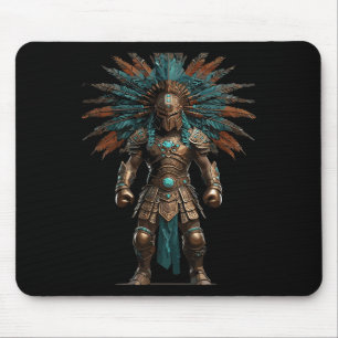 Aztec Warrior Mexican Boxing Pride Mouse Pad
