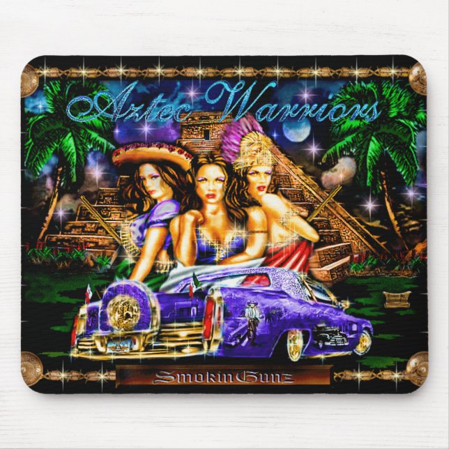 AZTEC WARRIOR MOUSE PAD (Front)