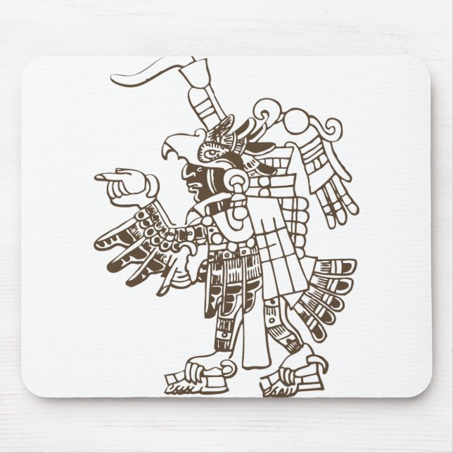 Aztec Warrior Mouse Pad (Front)