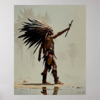 Aztec Warrior Salutation To The Sun