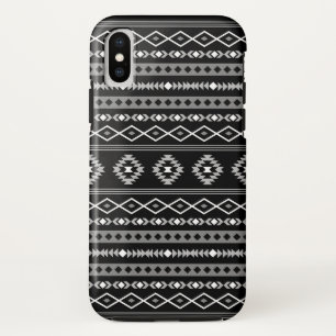 Aztec White Grey Black Mixed Motifs Pattern Case-Mate iPhone Case