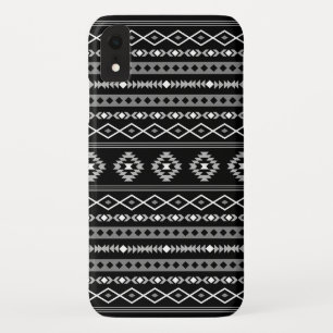 Aztec White Grey Black Mixed Motifs Pattern Case-Mate iPhone Case