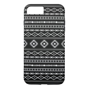 Aztec White Grey Black Mixed Motifs Pattern Case-Mate iPhone Case