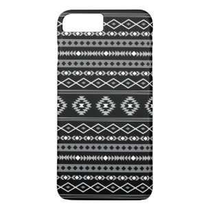 Aztec White Grey Black Mixed Motifs Pattern Case-Mate iPhone Case