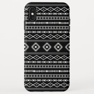 Aztec White Grey Black Mixed Motifs Pattern Case-Mate iPhone Case