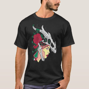 Aztec Woman - Strong Mexican Girl - Chava - Hecho T-Shirt