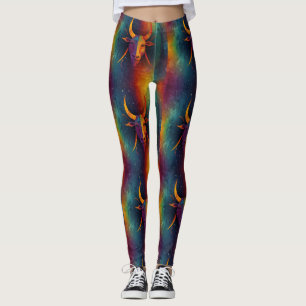 Aztec Zodiac Abstract Mix Leggings