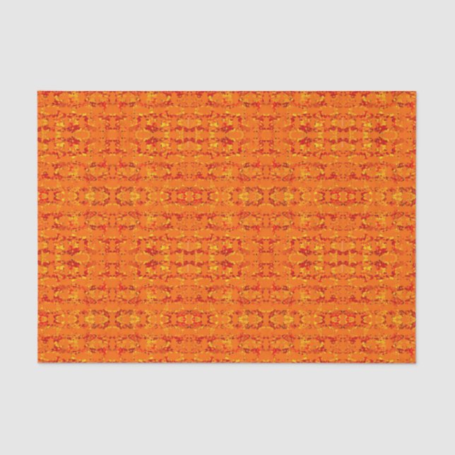 Aztek Orange tissue paper (Front)