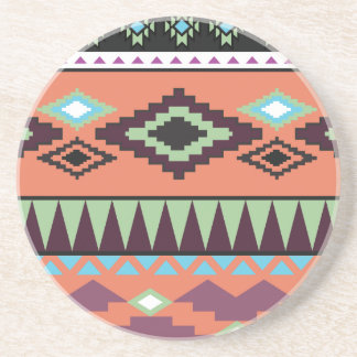 Aztek Tribal Southwestern Geometric Coaster