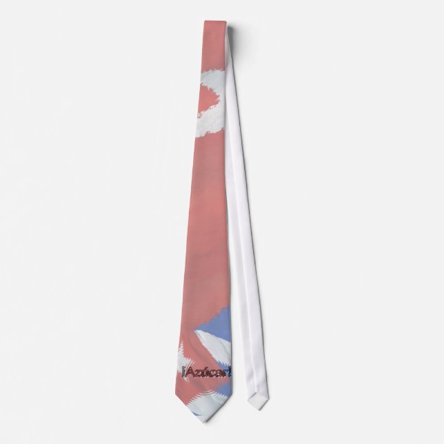 Azucar! on Cuban Flag Tie (Front)
