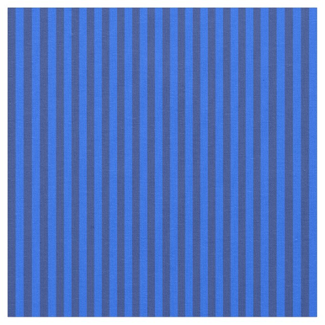 azul and cobalt blue stripes fabric (Close Up)
