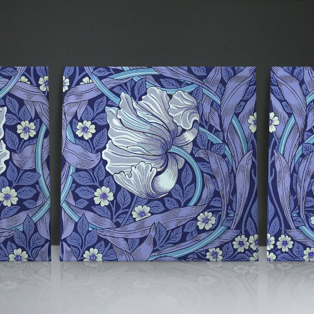 Azulejo Blue Pimpernel Seamless 2/2 William Morris Tile (Creator Uploaded)