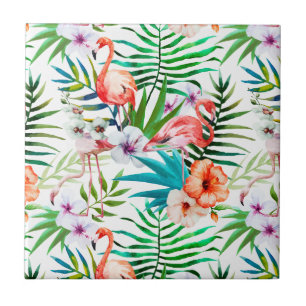 Azulejo elegant and modern tropic pattern tile