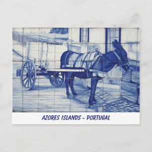 Azulejo mural postcard