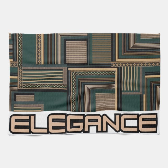 Azulejo tile design towel (Horizontal)