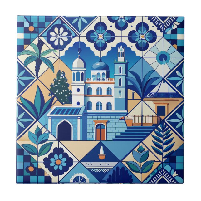 Azulejo Tiles Pattern (Front)