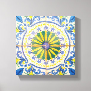 azulejos canvas print