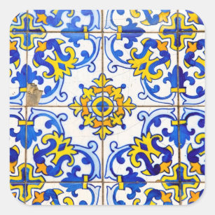 Azulejos Ceramic tiles Square Sticker